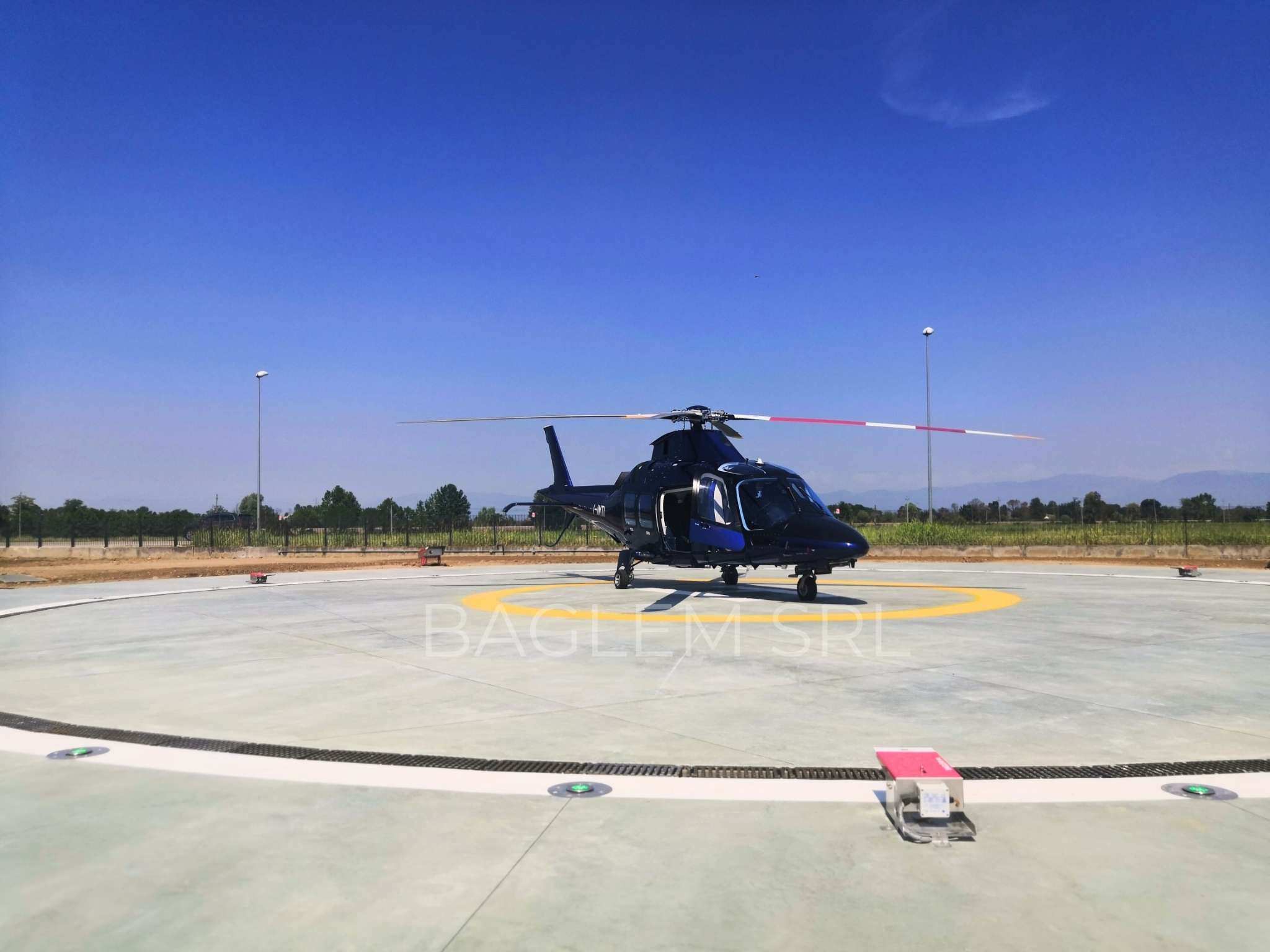 Baglem: AVL system for the Sarzana-Luni helisurface and air ambulance services