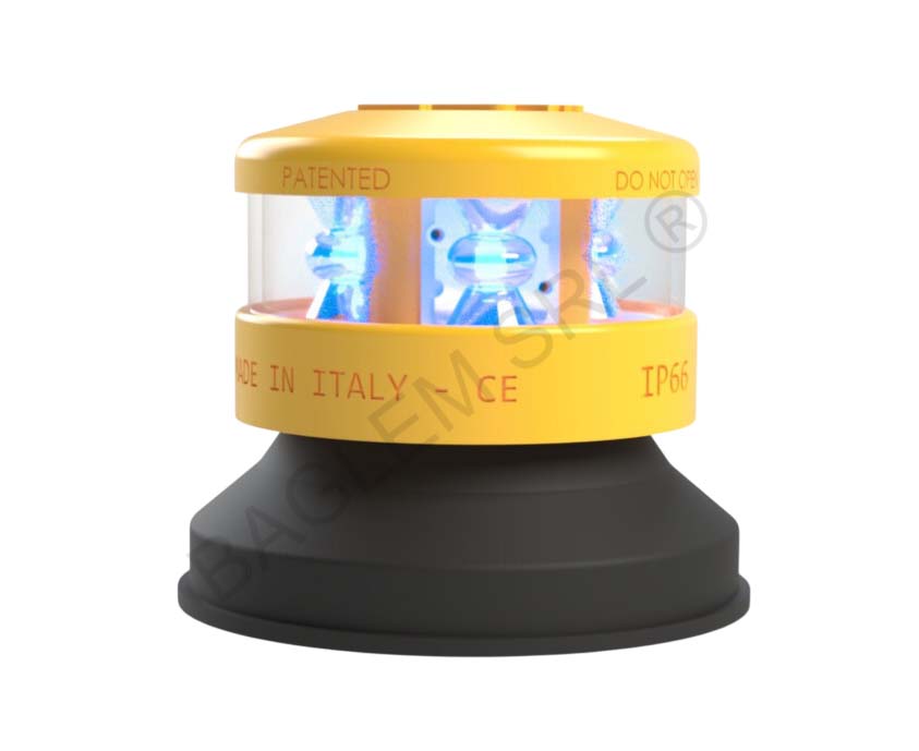 Luce Ostacolo Mobile SOV Blu Type C - BGL-L810M1B41 | Baglem